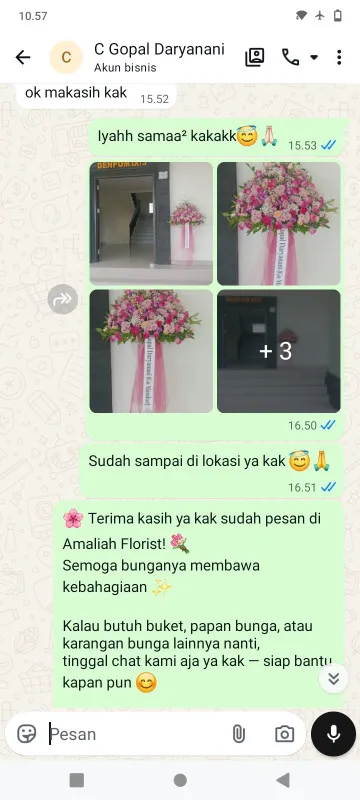 Pengiriman Karangan Bunga Mangunsari Sidomukti